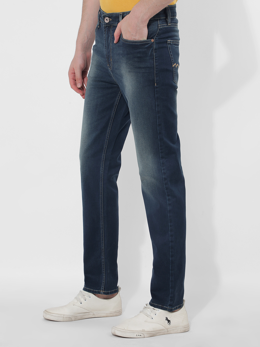 Numero Uno Men Faded Blue Jeans